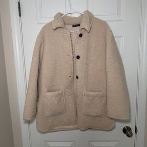 Women's Cozy Cream Sherpa Jacket